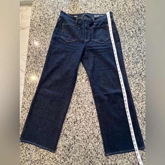 Jcrew Petite full-length slim-wide jean with patch pockets, 29P - Picture 7 of 8